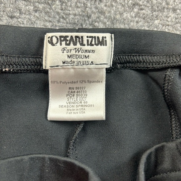 PEARL IZUMI Women’s Style 0327 Black Padded Bicycle Shorts size: Medium - Picture 7 of 10